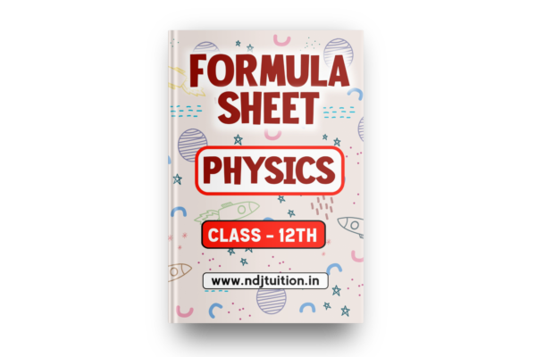 12th Physics Formula Sheet Ebook