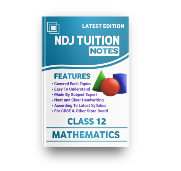 12 Maths Handwritten Notes