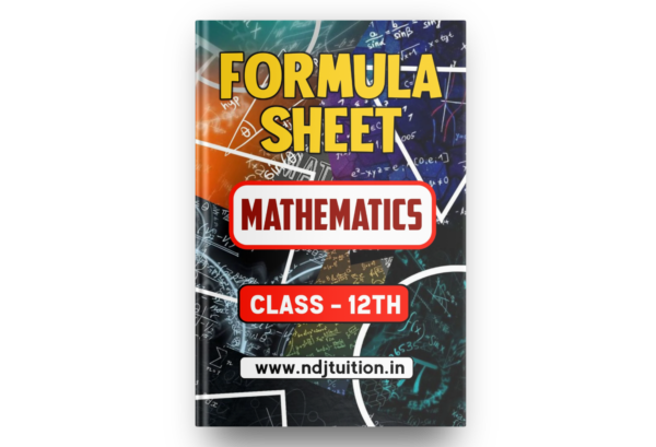 12th Mathematics Formula Sheet Ebook