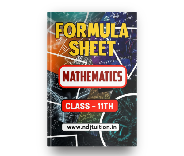 11th Mathematics Formula Sheet Ebook