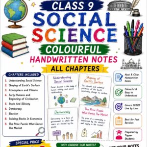 Class 9 SST Colourful Handwritten Notes